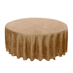 Sequin 108" Round Tablecloth Gold - Glittering Finish for Glamorous Events