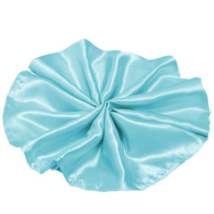 5 Pack Satin 20"x20" Napkins Light Blue - Luxurious Shine & Smooth Dinner Napkins