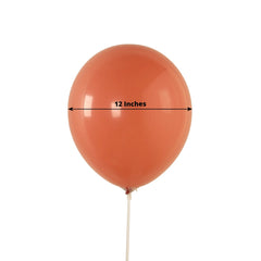 50 Pack Matte Pastel Dusty Rose Biodegradable Balloons 12", Round Eco-friendly Thick Latex Party Balloons