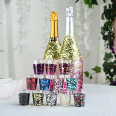 Chunky Glitter Metallic Hot Pink - Nontoxic Confetti Glitter for Fun DIY Projects Kids' Crafts Resin Art & Festival Decor 50g Bag