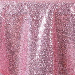 Sequin 72"x72" Table Overlay Square Tablecloth Pink - Sparkly Table Cover