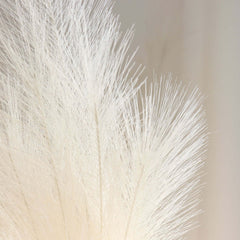 3 Stems Artificial Pampas Grass Decor Cream for Rustic Boho Chic Backdrops Floral Styling & Vase Displays 44"