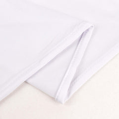 White Spandex 4-Way Stretch Fabric Roll, DIY Craft Fabric Bolt- 60"x10 Yards