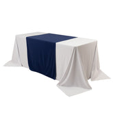 Wide Premium Polyester 36"x72" Table Runner Navy Blue - Sublimation Printable Banner