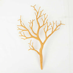 10-Pack Artificial Manzanita Tree Branch Metallic Gold for Vase Filler Home Wedding Centerpiece Ornament 14"