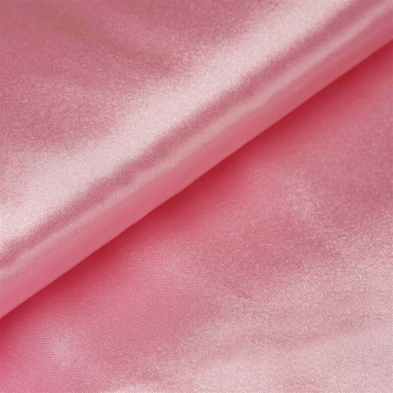 10 Yards 54" Pink Satin Fabric Bolt