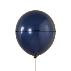 50 Pack Navy Blue Biodegradable Balloons, 12" Thickened Extra Strong Eco-friendly Latex Helium Party Balloons