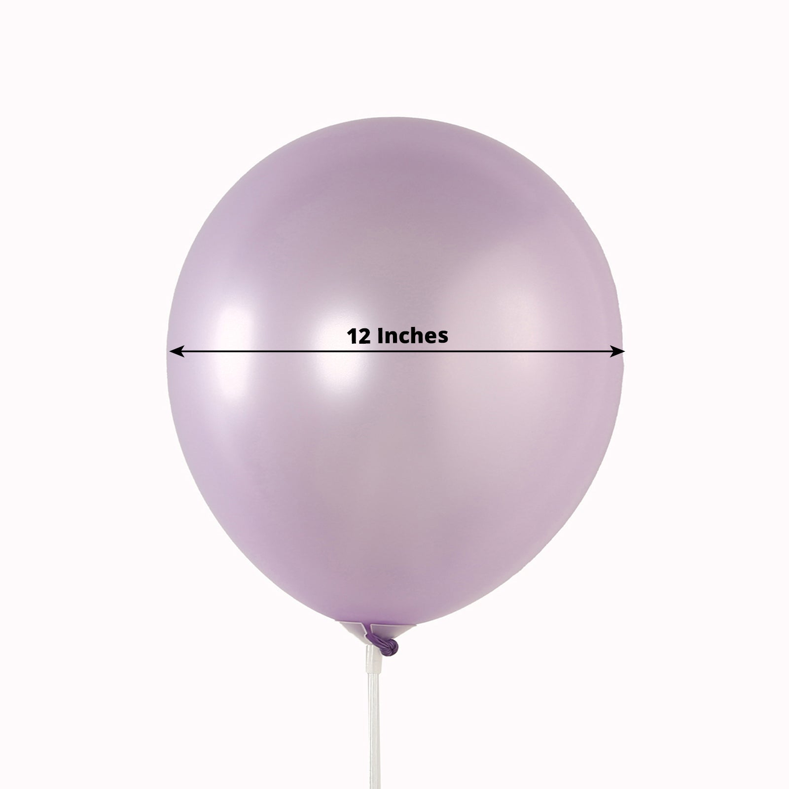 50 Pack Lavender Lilac Biodegradable Balloons, 12" Thickened Extra Strong Eco-friendly Latex Helium Party Balloons