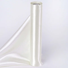 12"x10 Yards Ivory Satin Fabric Bolt, DIY Craft Wholesale Fabric