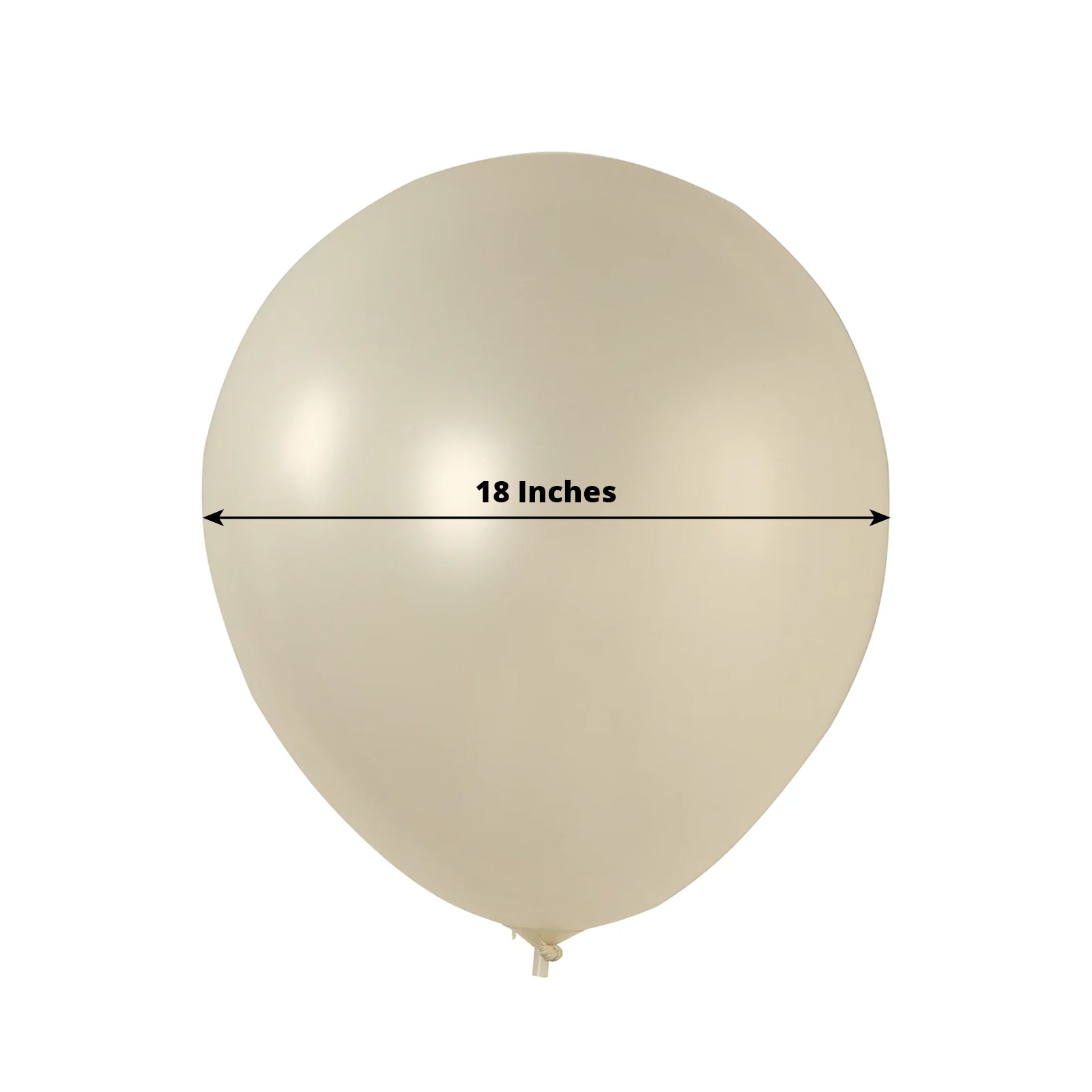 10 Pack White Biodegradable Balloons, 18" Thickened Extra Strong Eco-friendly Latex Helium Party Balloons