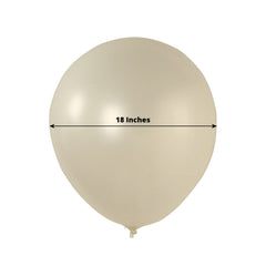 10 Pack White Biodegradable Balloons, 18" Thickened Extra Strong Eco-friendly Latex Helium Party Balloons