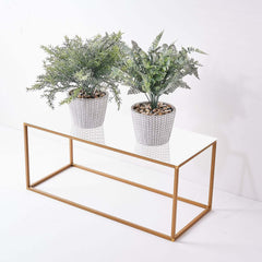 2-Pack Acrylic Plexiglass Sheets Rectangular Side Plates White - Protective Film Coating 24"x10"