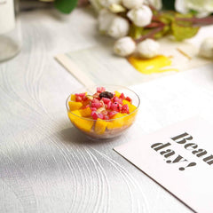 24-Pack Plastic Mini Dipping Bowls Clear - Durable Disposable Bowls for Snacks 2oz