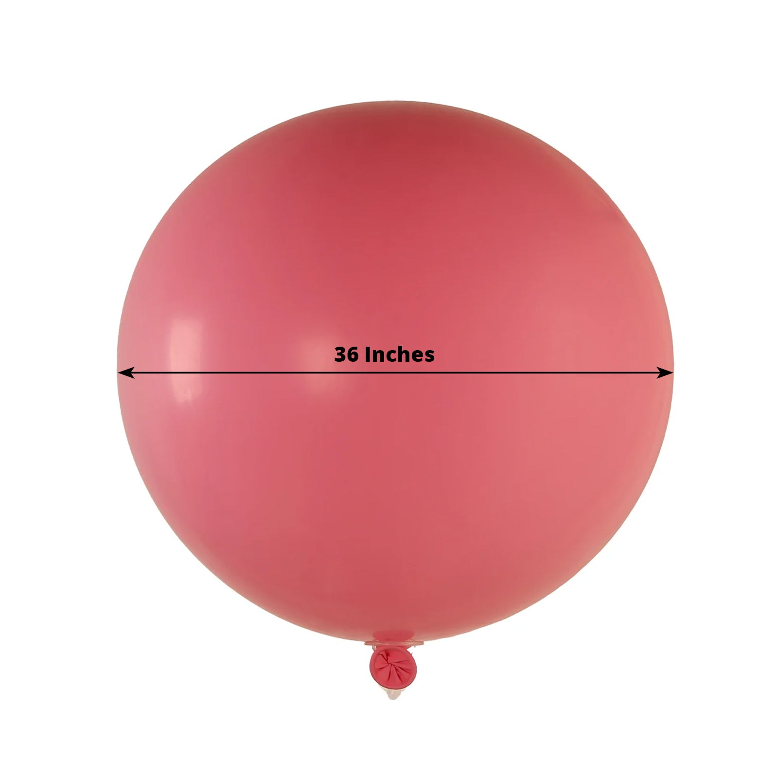 5 Pack Large Matte Pastel Pink Biodegradable Balloons, 36" Round Eco-friendly Thickened Latex Party Balloons