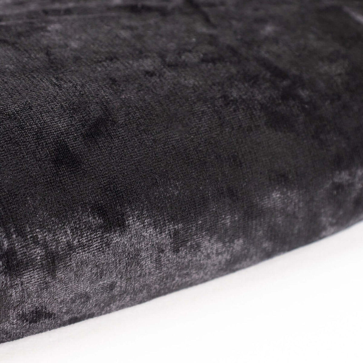 65"x5 Yards Black Crushed Velvet Fabric Bolt, DIY Craft Fabric Roll