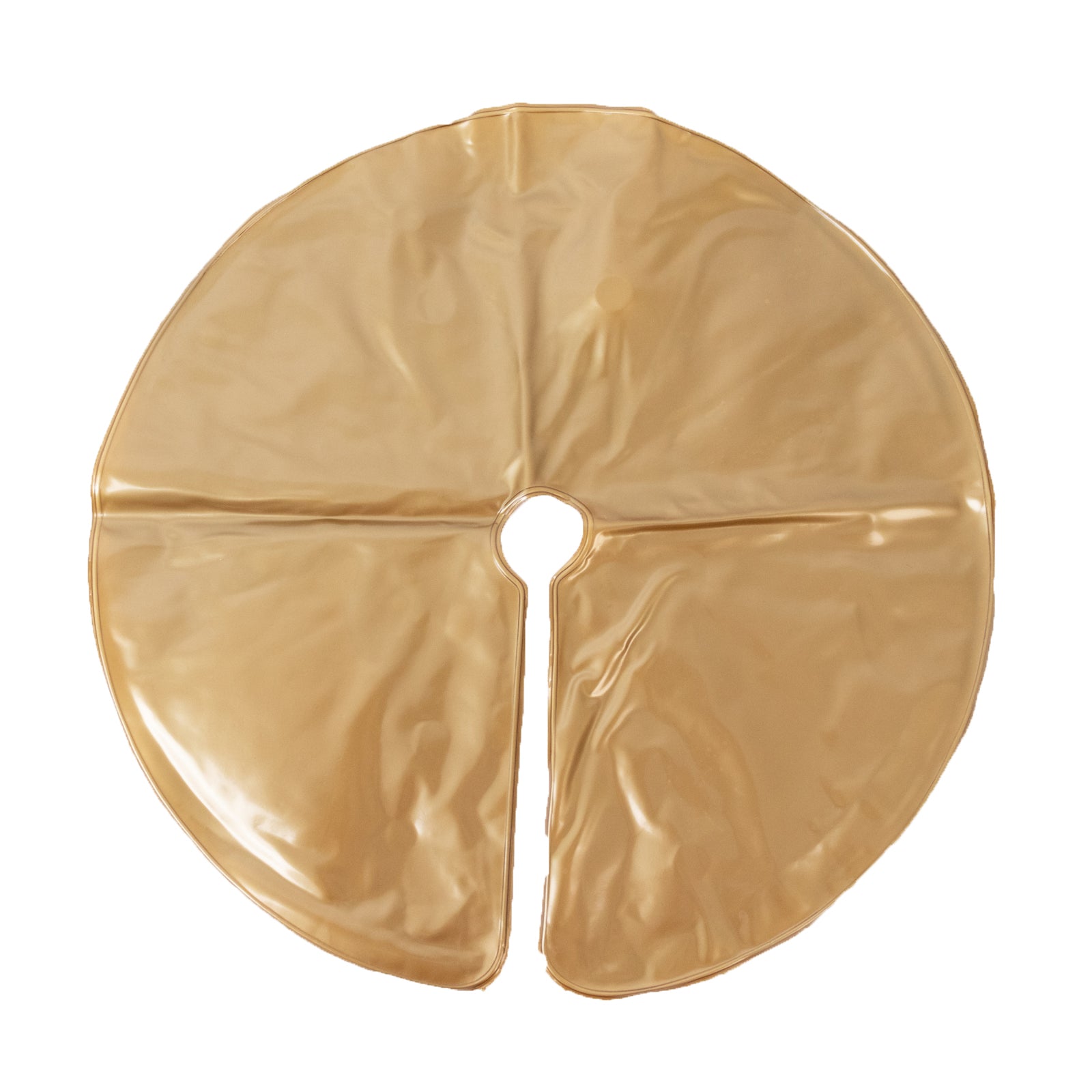 4 Pack 14" Metallic Gold Water Bags – Heavy Duty Reusable PVC Fillable Base Weights for Balloon Columns & Arch Stand Support