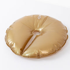 4 Pack 14" Metallic Gold Water Bags – Heavy Duty Reusable PVC Fillable Base Weights for Balloon Columns & Arch Stand Support