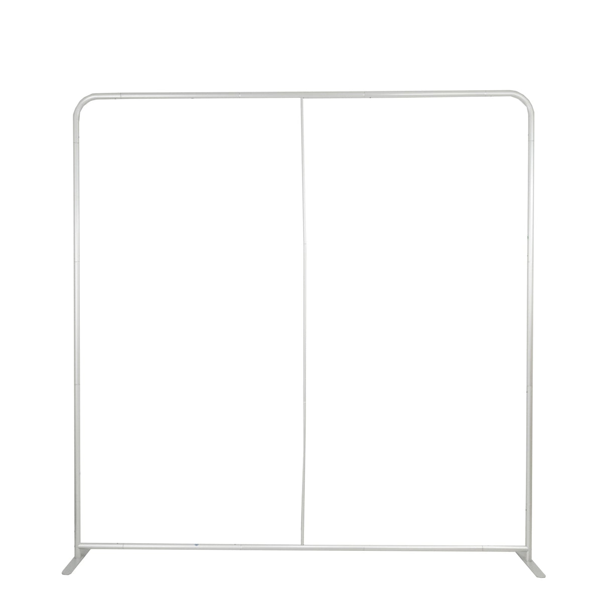 Pillowcase Backdrop Stand in Aluminum 8ft x 8ft – Portable Rounded Corner Tension Fabric Pillowcase Display Stand for Exhibits & Photography