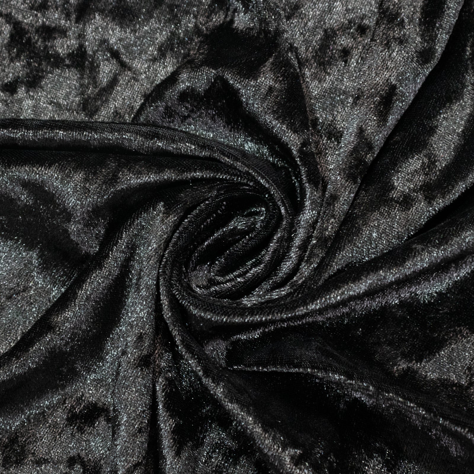 Black Crushed Velvet Backdrop Curtain – 5ft x 10ft Event Drape with Rod Pocket, Privacy Panel for Photo Booths & Events