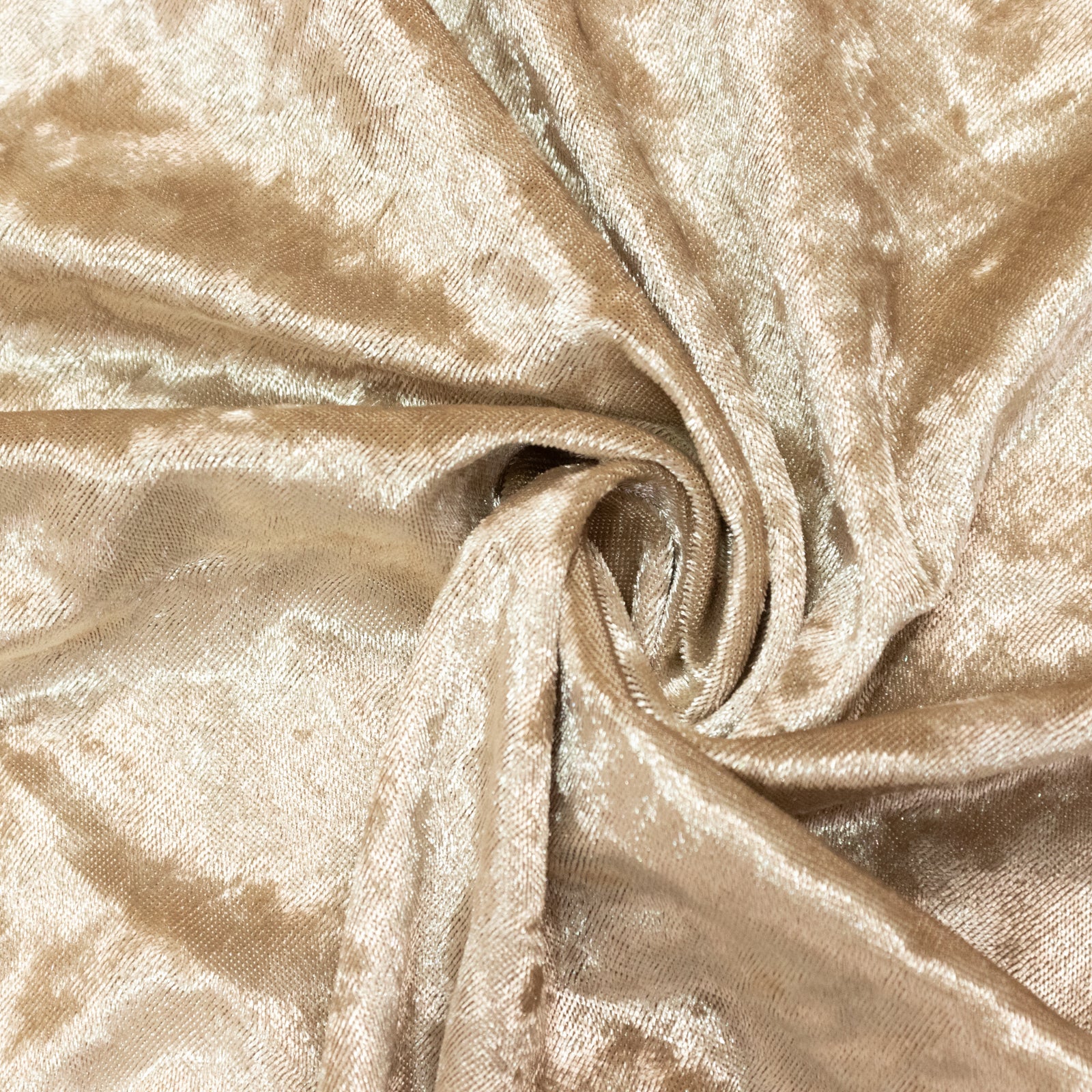 Beige Crushed Velvet Backdrop Curtain – 5ft x 12ft Event Drape with Rod Pocket, Privacy Panel for Photo Booths & Events