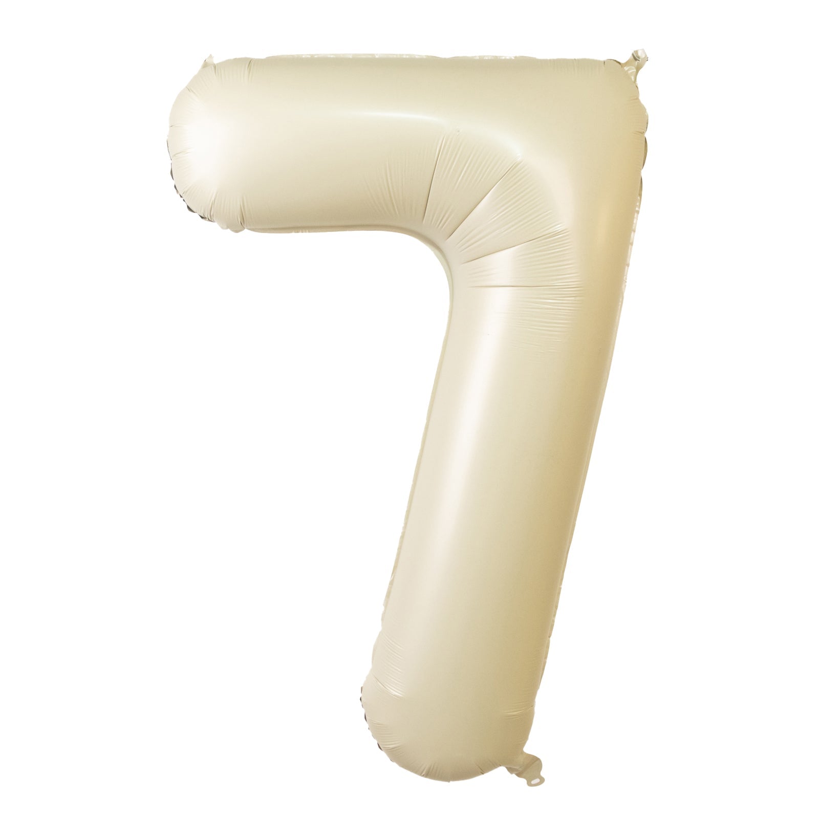 Matte Cream Number Balloons 0-9 – 35" Large Mylar Foil Balloons, Air or Helium Fill