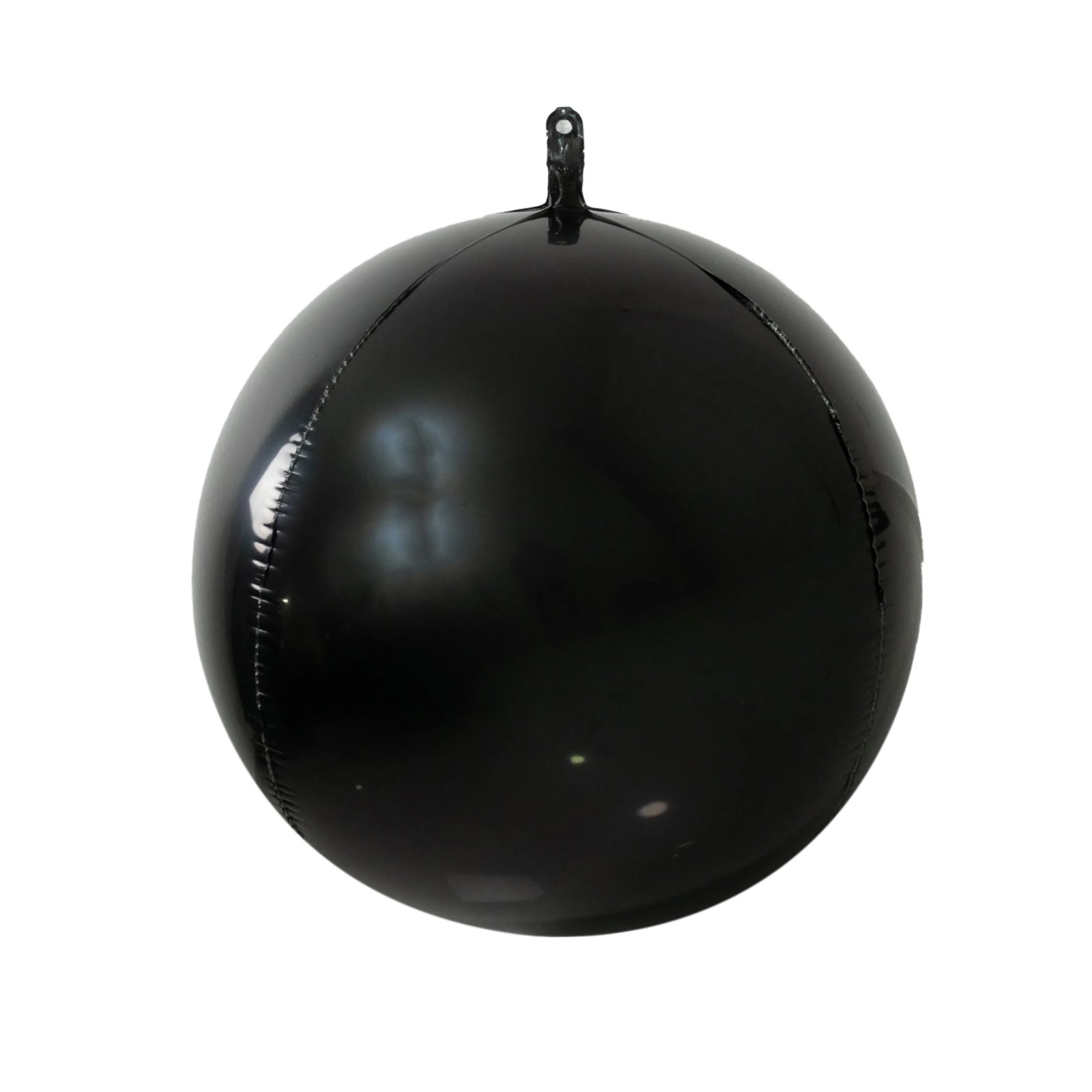 4-Pack 32" Metallic Black Sphere Balloons, Orbz Mylar Balloons Helium or Air-Filled Party Supplies