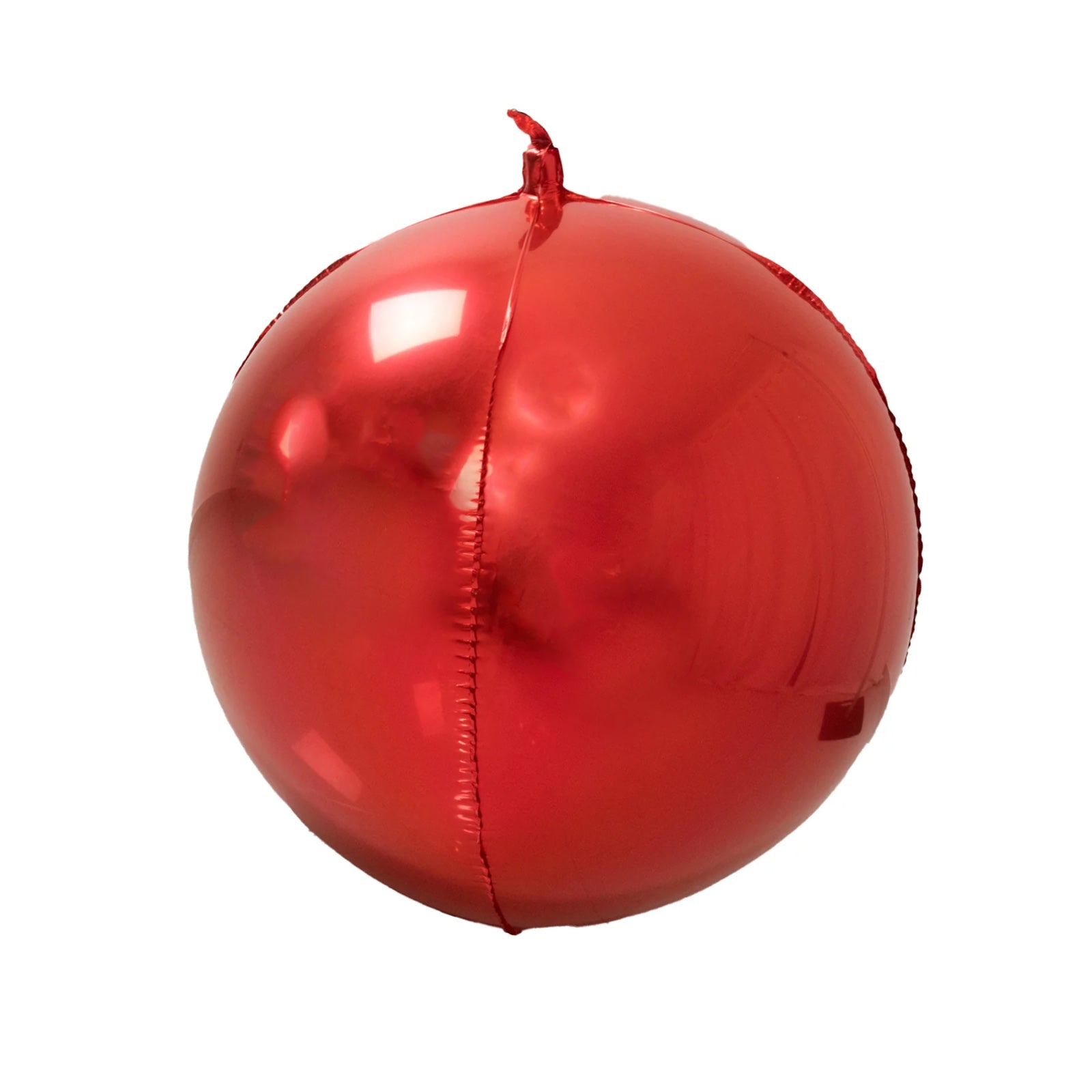 4-Pack 32" Metallic Red Sphere Balloons, Orbz Mylar Balloons Helium or Air-Filled Party Supplies