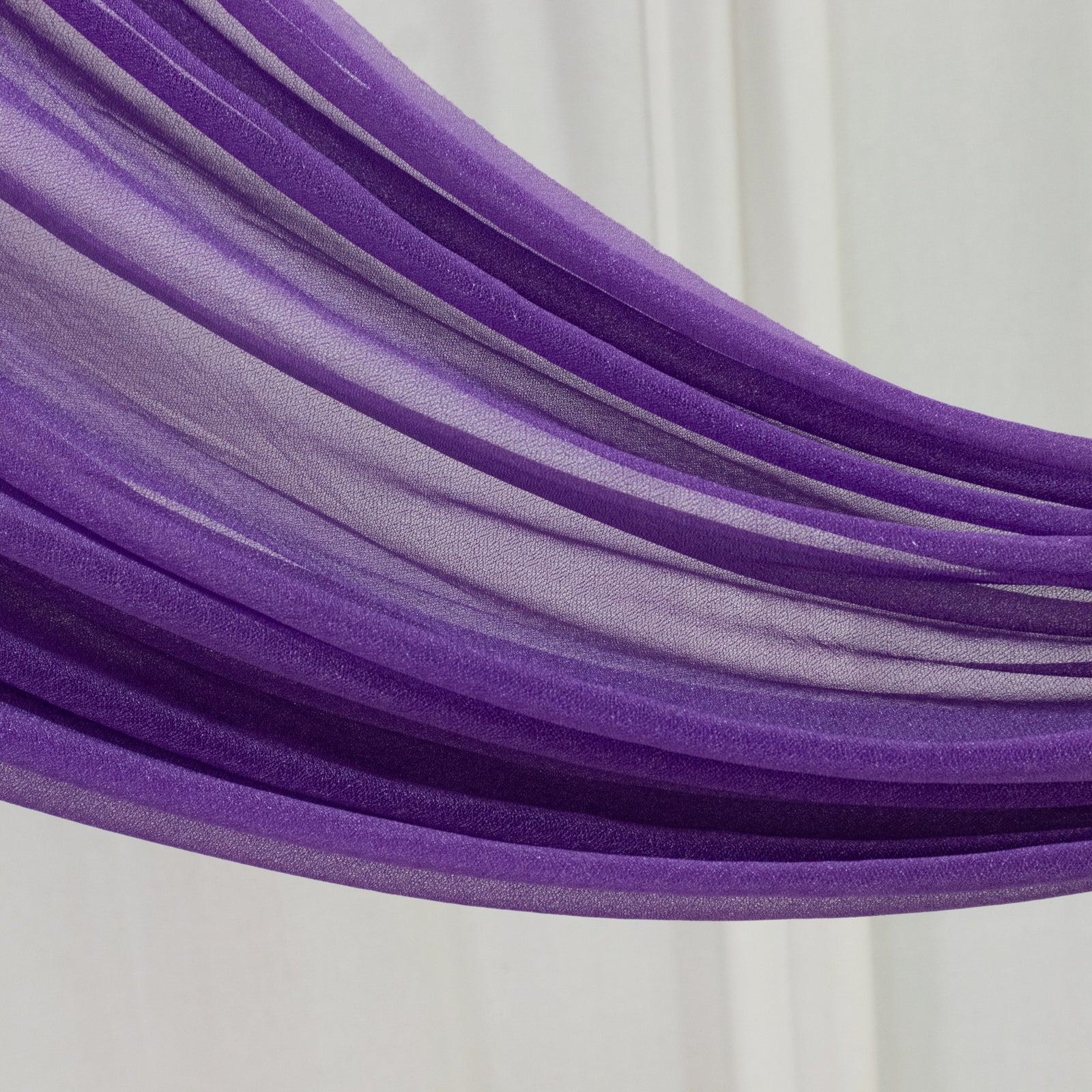 Purple Sheer Backdrop Drape – 5ftx32ft Wedding Arch & Ceiling Decor Panel, Wrinkle Free with Soft Shimmer
