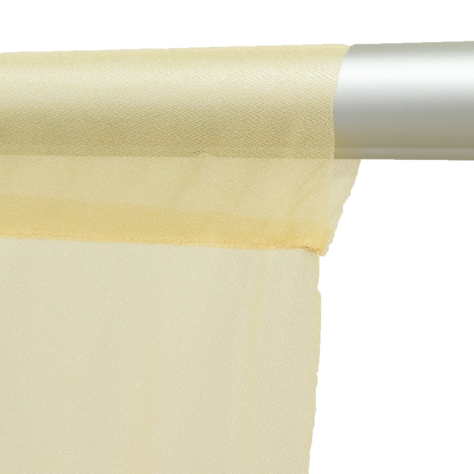 Sheer Backdrop Curtain Panel 5ft × 10ft Champagne – Wedding Arch Drape with Rod Pocket