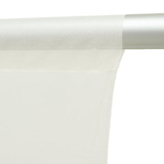 Sheer Backdrop Curtain Panel 5ft × 10ft Ivory – Wedding Arch Drape with Rod Pocket