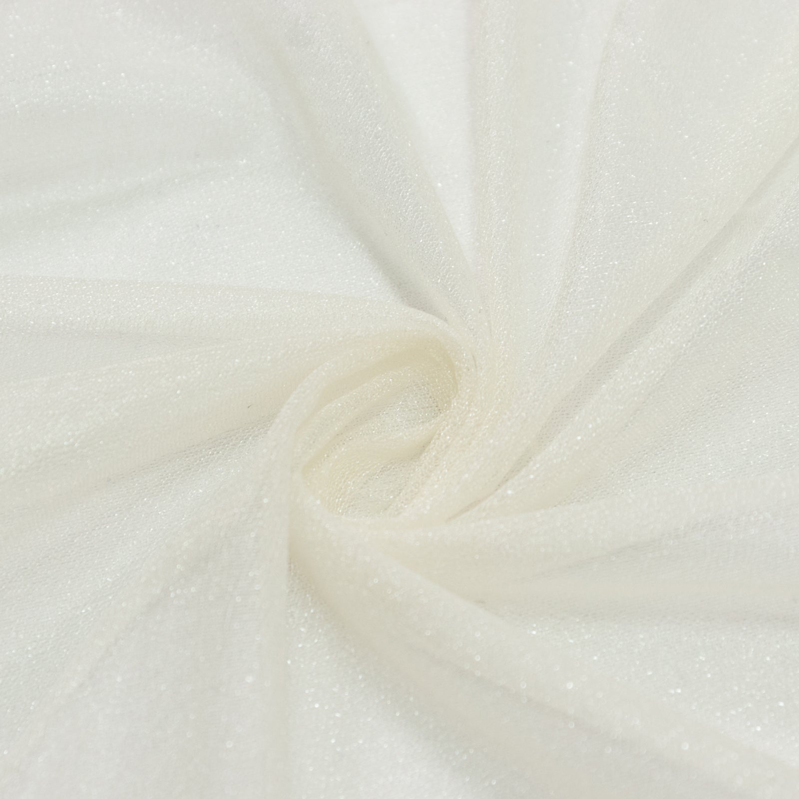 Sheer Backdrop Curtain Panel 5ft × 10ft Ivory – Wedding Arch Drape with Rod Pocket