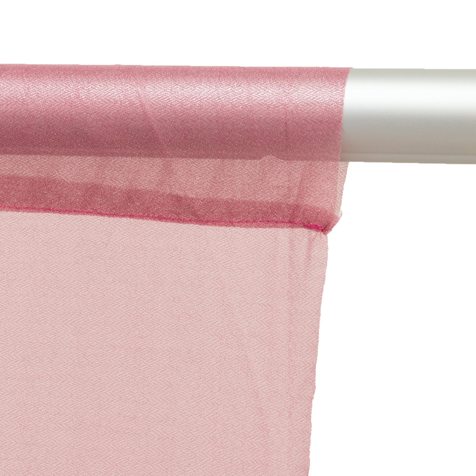 Sheer Backdrop Curtain Panel 5ft × 10ft Mauve Cinnamon Rose – Wedding Arch Drape with Rod Pocket