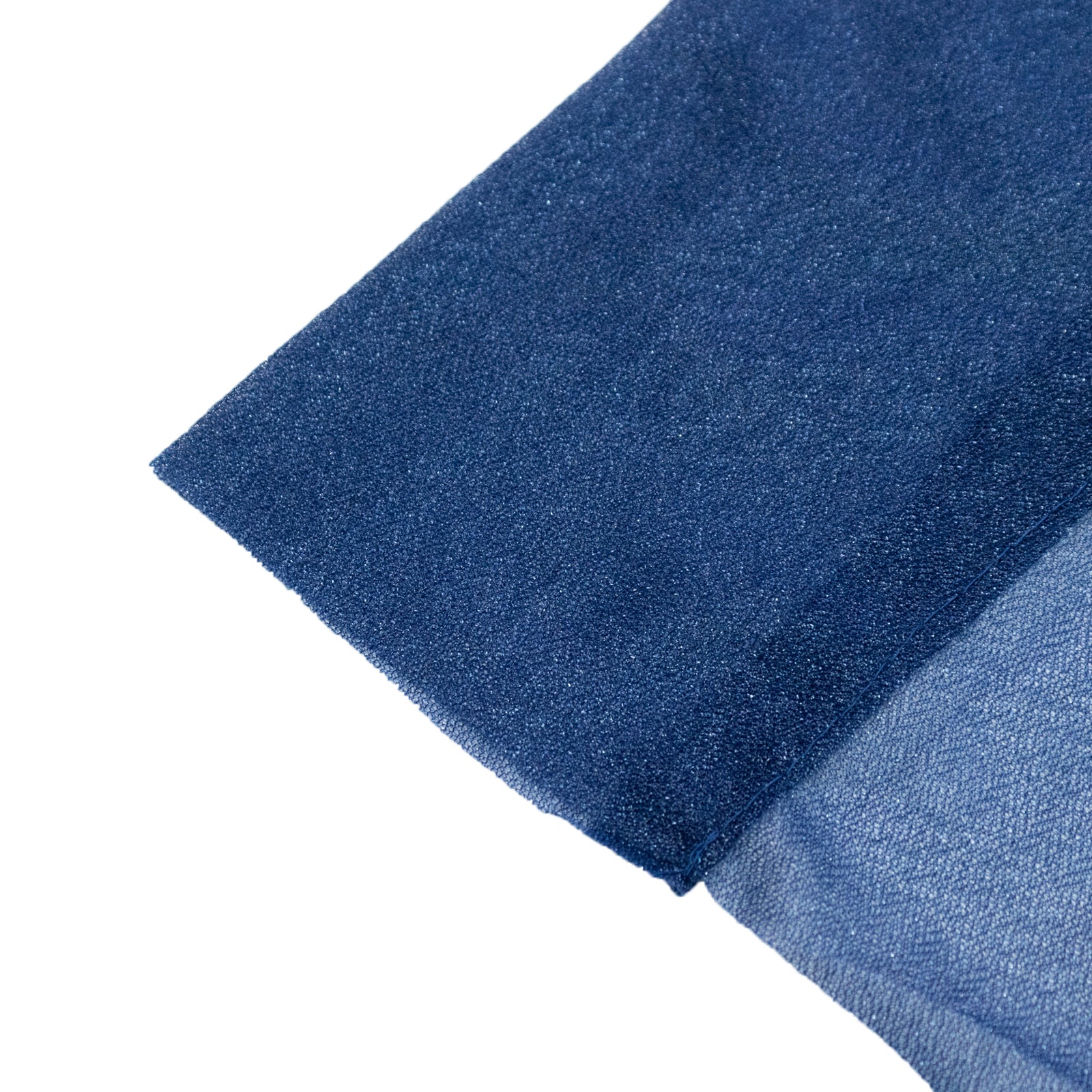 Sheer Backdrop Curtain Panel 5ft × 10ft Navy Blue – Wedding Arch Drape with Rod Pocket