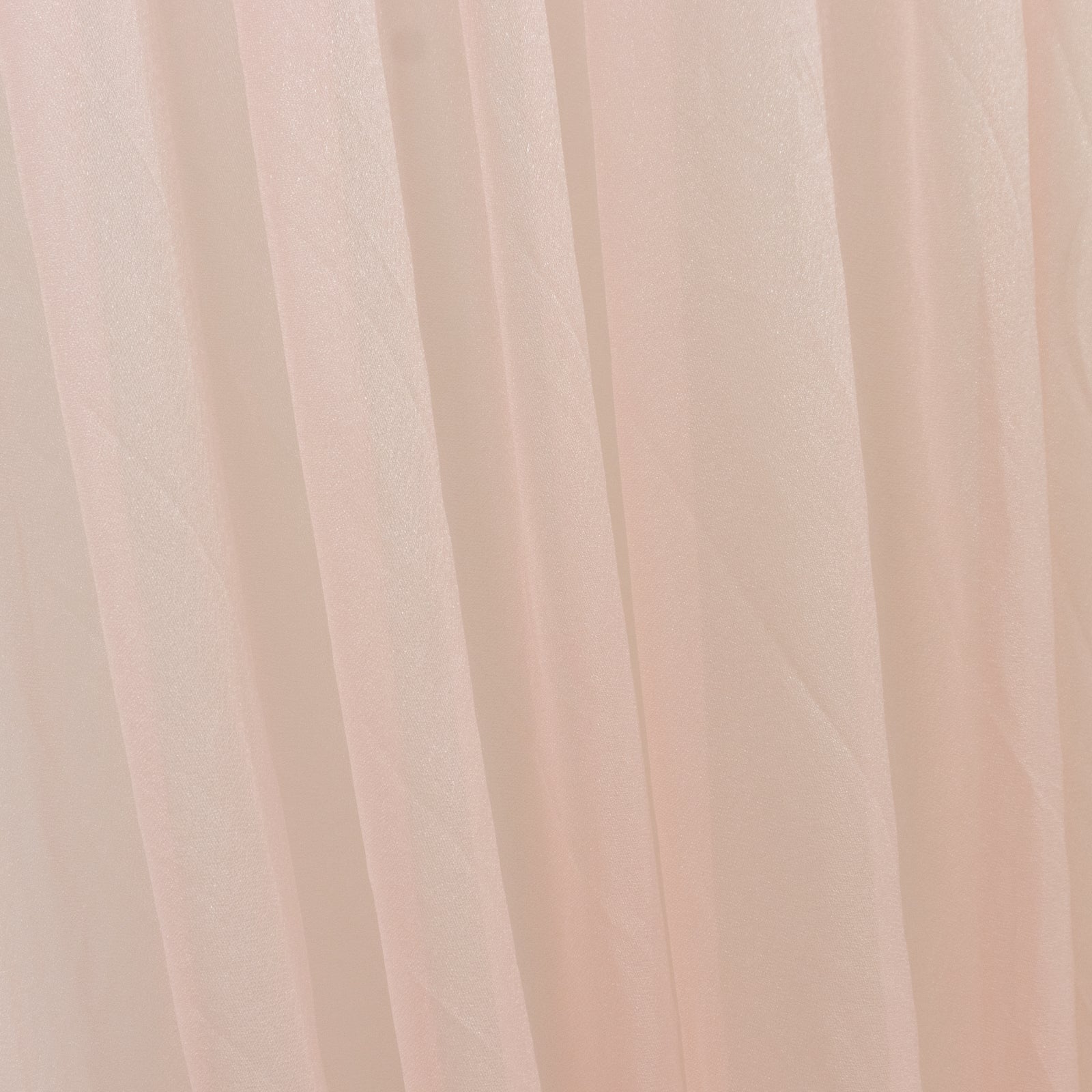 Blush Sheer Chiffon Valance Curtain 4ft x 5ft –  Wedding Arch Drape with Rod Pocket, Voile Backdrop Panel