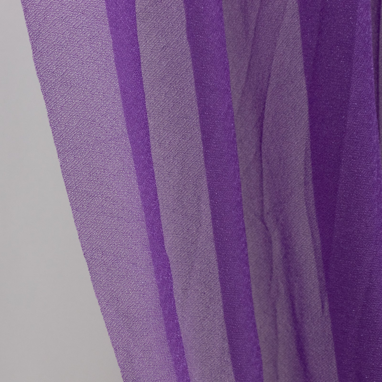 Purple Sheer Chiffon Valance Curtain 4ft x 5ft –  Wedding Arch Drape with Rod Pocket, Voile Backdrop Panel
