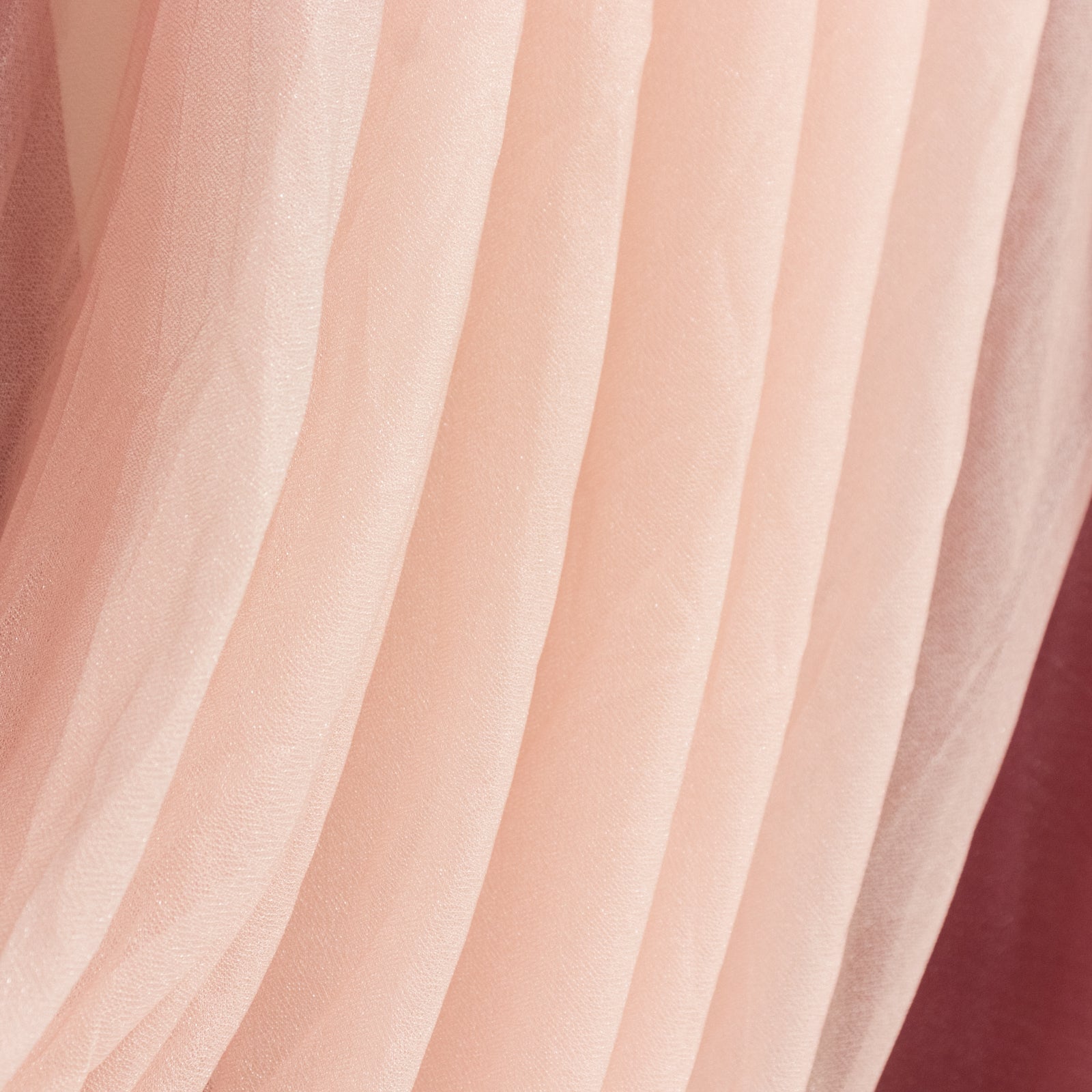 Blush Sheer Chiffon Valance Curtain 4ft x 6ft –  Wedding Arch Drape with Rod Pocket, Voile Backdrop Panel