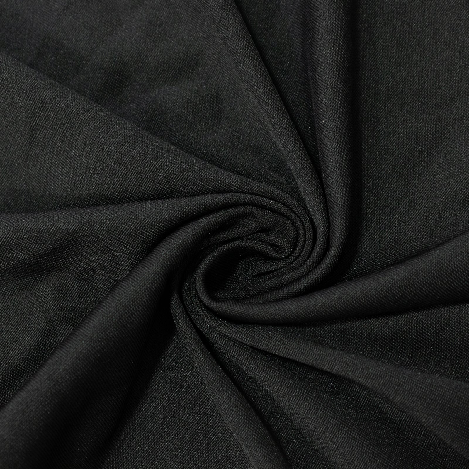 Black Spandex Ceiling Drape Panel, 5ft x 32ft — Wrinkle-Free 4-Way Stretch Fabric, Extra-Long Curtain for Event Ceiling or Backdrop Décor