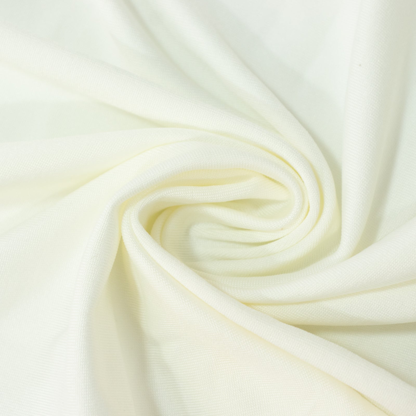 Ivory Spandex Ceiling Drape Panel, 5ft x 32ft — Wrinkle-Free 4-Way Stretch Fabric, Extra-Long Curtain for Event Ceiling or Backdrop Décor