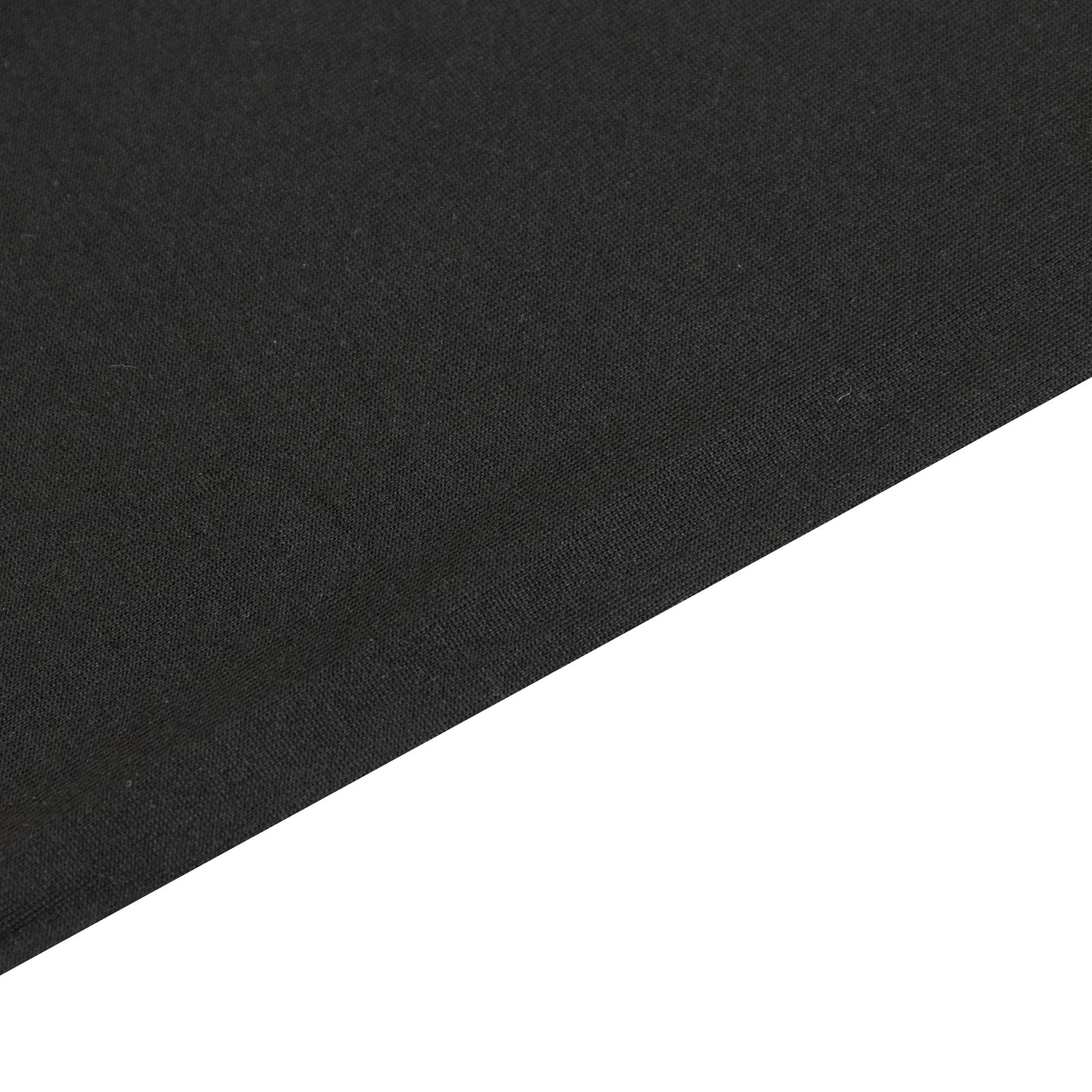 Black Stretch Spandex Tent Ceiling Drape – 25ft x 36ft 100GSM Wrinkle-Free Fabric Ceiling Liner with Pole Pockets, Standard