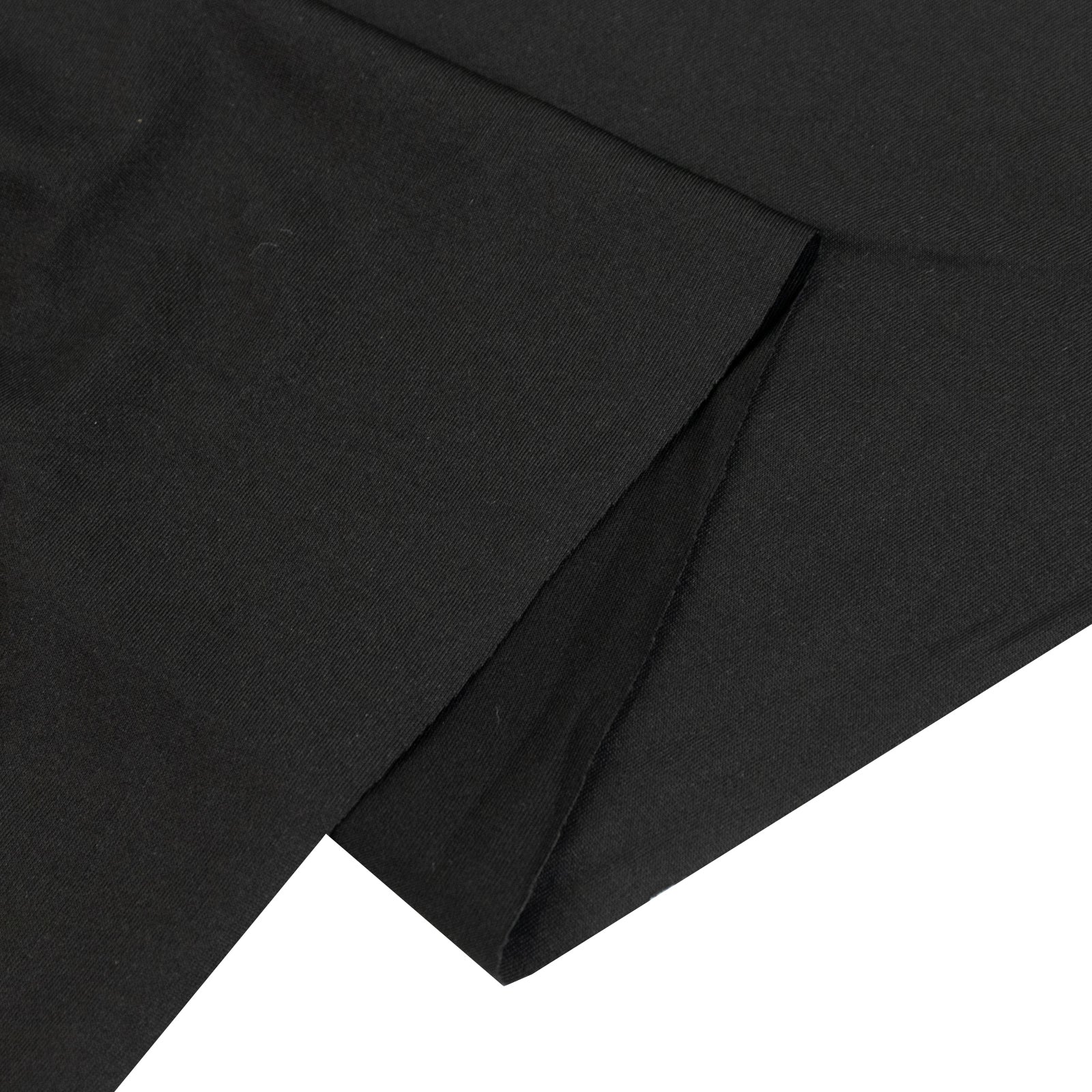 Black Stretch Spandex Tent Ceiling Drape – 25ft x 36ft 100GSM Wrinkle-Free Fabric Ceiling Liner with Pole Pockets, Standard