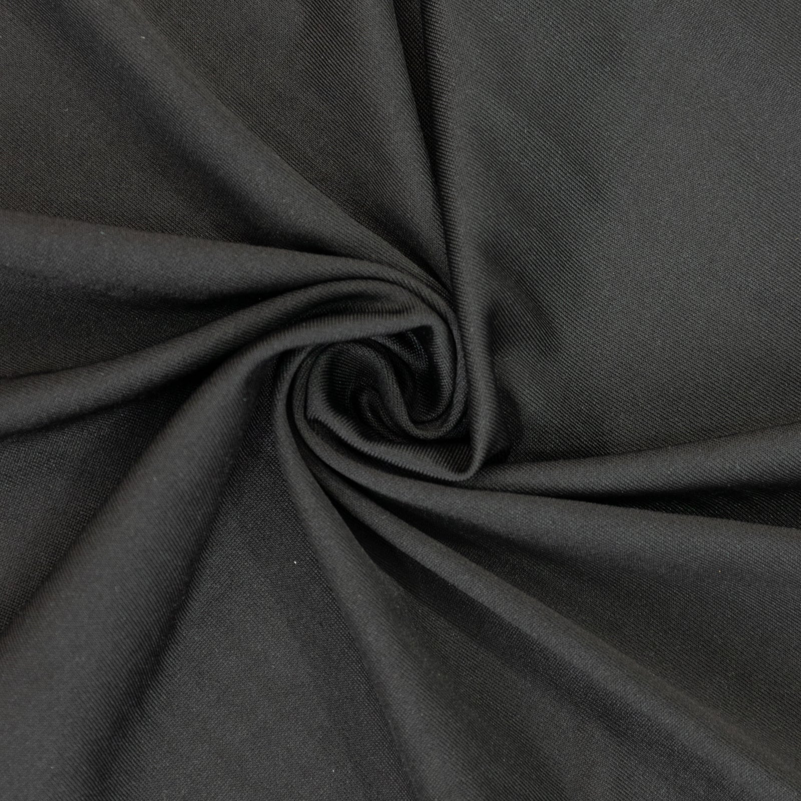 Black Stretch Spandex Tent Ceiling Drape – 25ft x 36ft 100GSM Wrinkle-Free Fabric Ceiling Liner with Pole Pockets, Standard