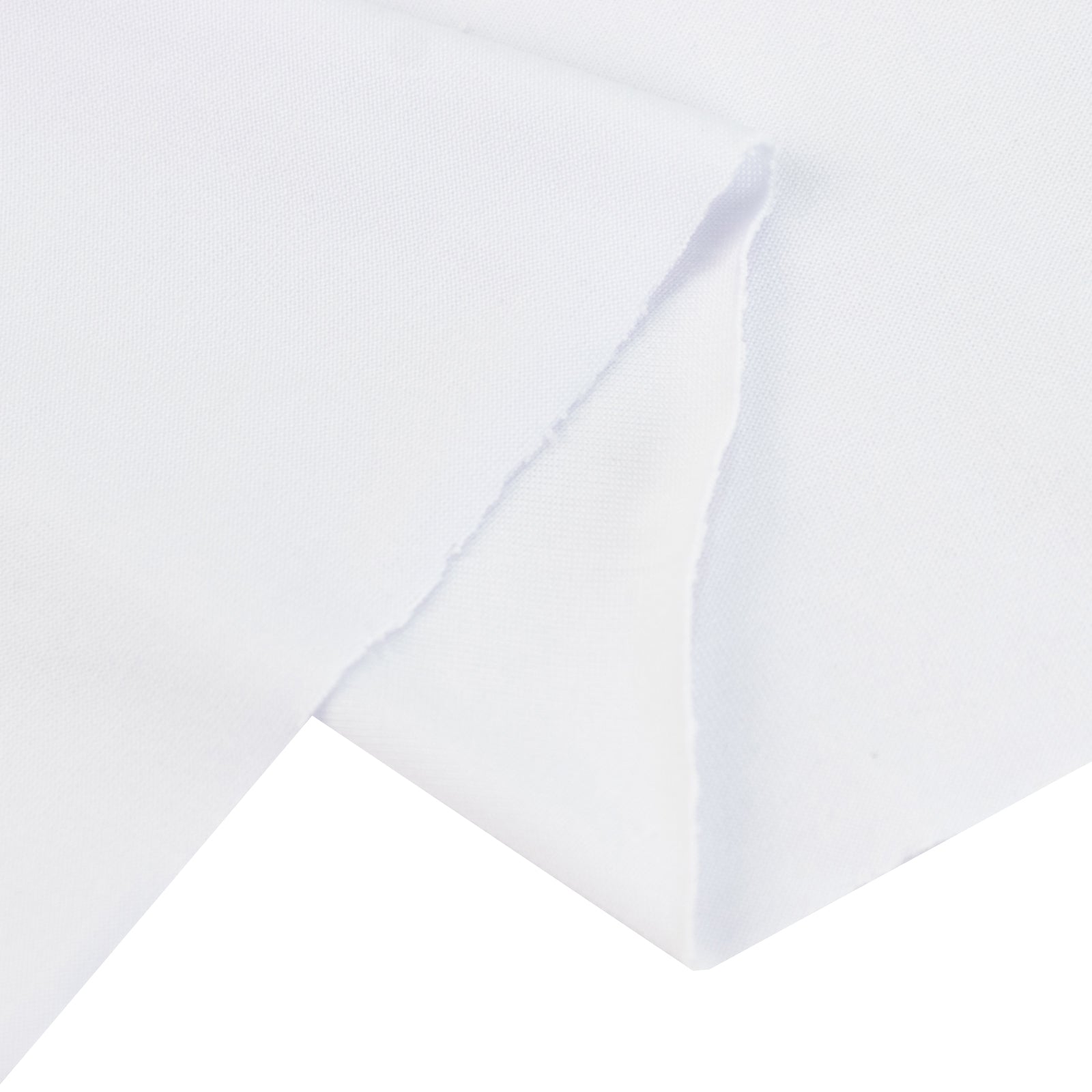 White Stretch Spandex Tent Ceiling Drape – 25ft x 36ft 100GSM Wrinkle-Free Fabric Ceiling Liner with Pole Pockets, Standard