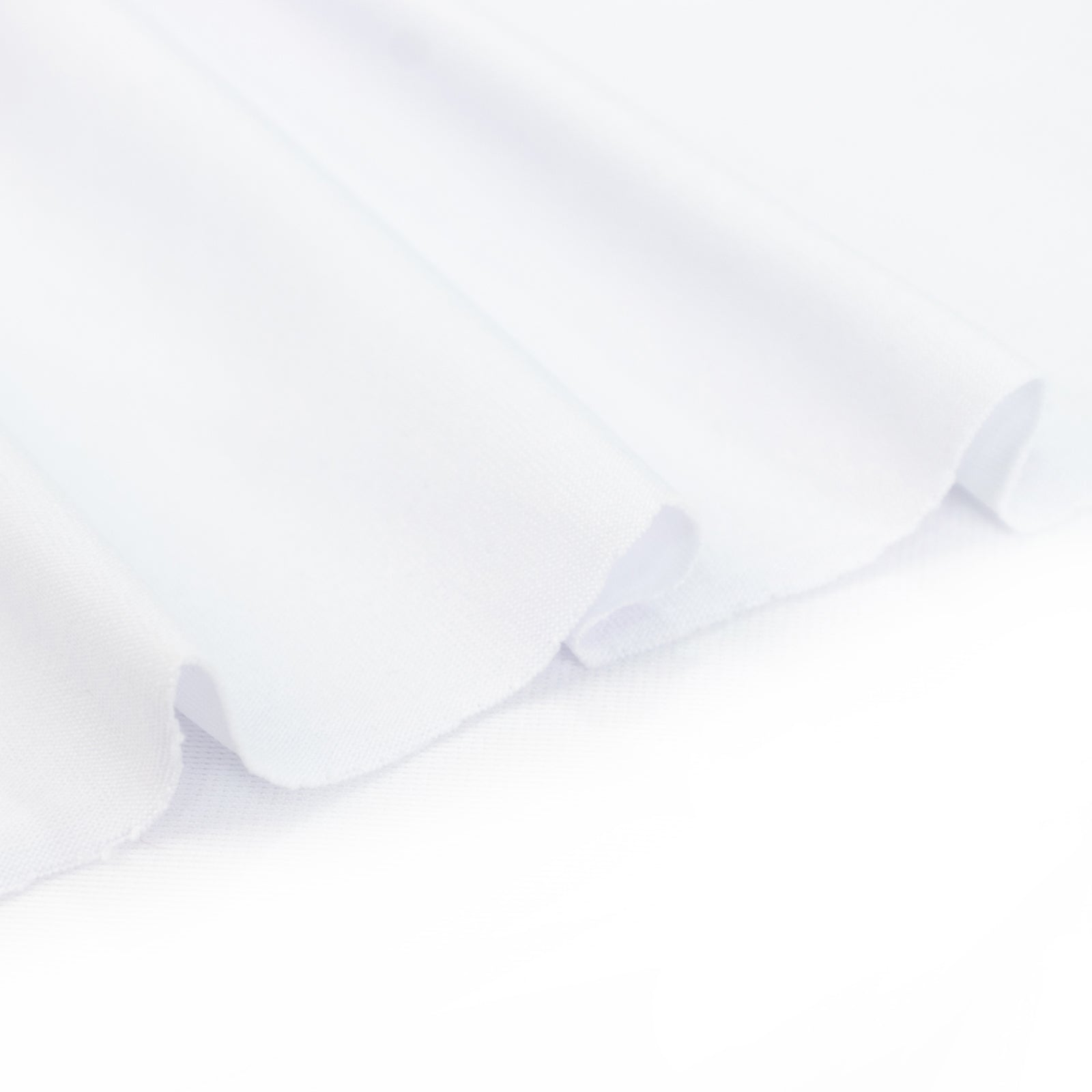 White Stretch Spandex Tent Ceiling Drape – 25ft x 36ft 100GSM Wrinkle-Free Fabric Ceiling Liner with Pole Pockets, Standard