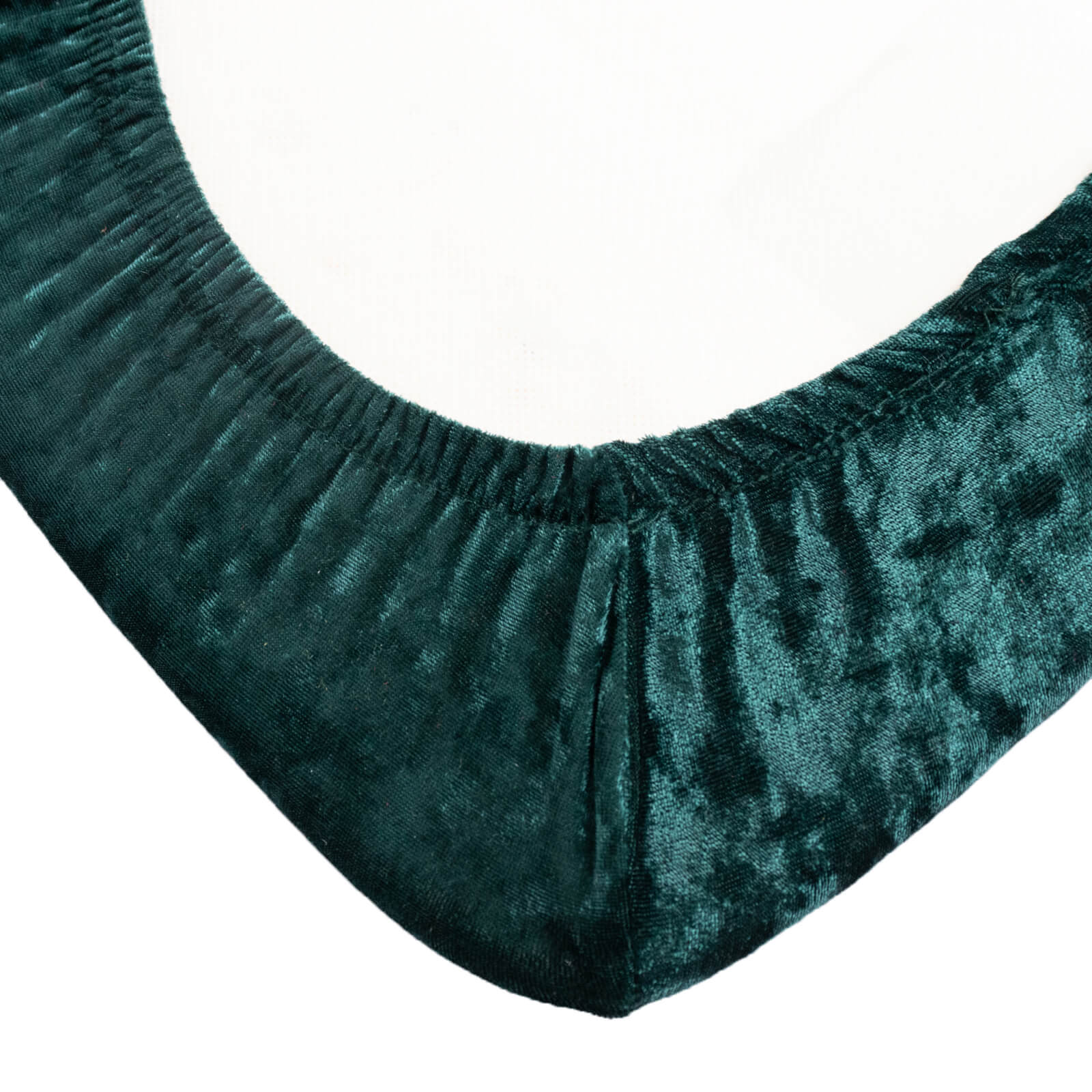 5 Pack Crushed Velvet Seat Pad Covers for Chiavari Chairs – Hunter Emerald Green Fitted Dining Chair Cushion Slipcovers, Washable & Reusable