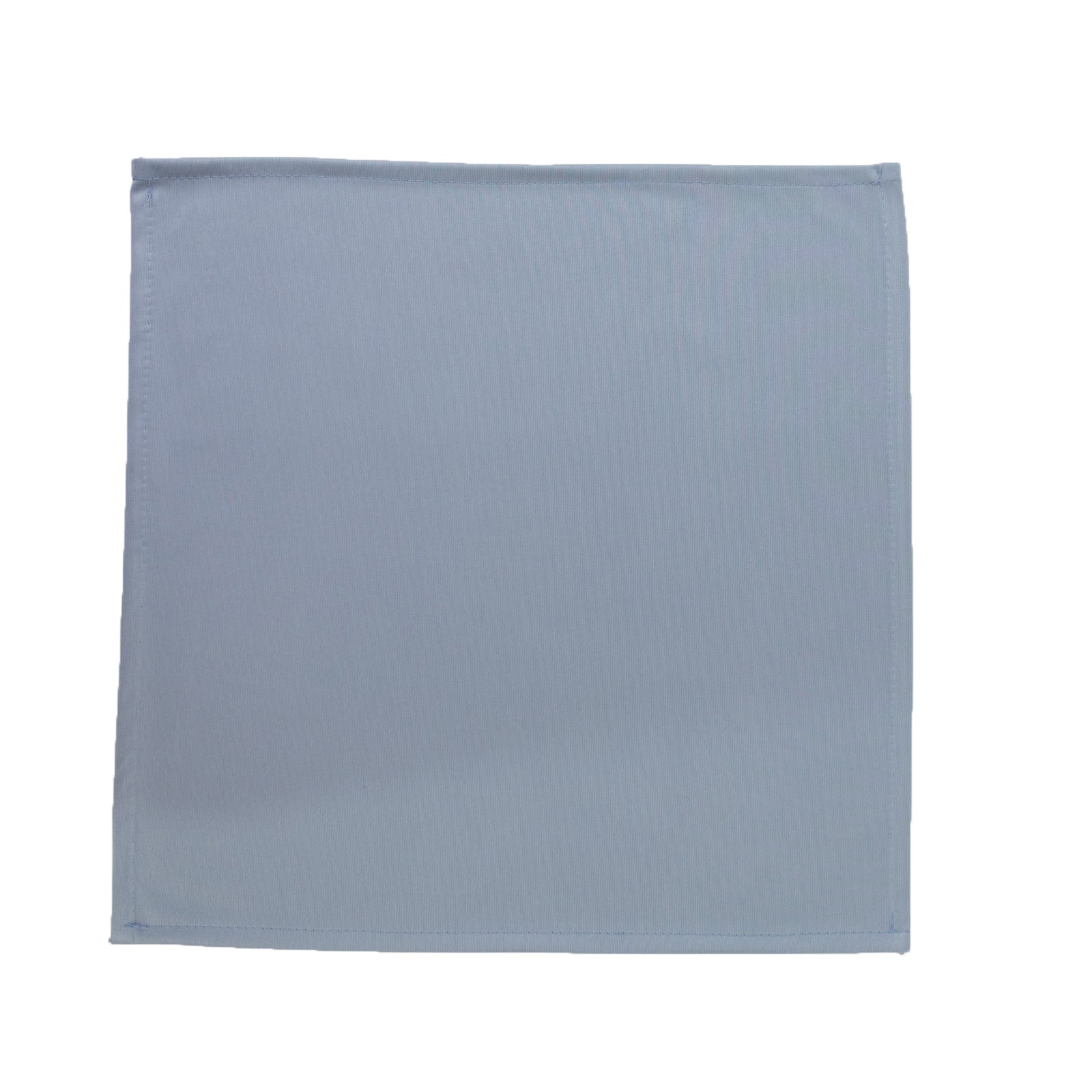 5 Pack Dusty Blue Scuba Napkins – 17"x17", Wrinkle-Free & Stain Resistant Cloth Napkins