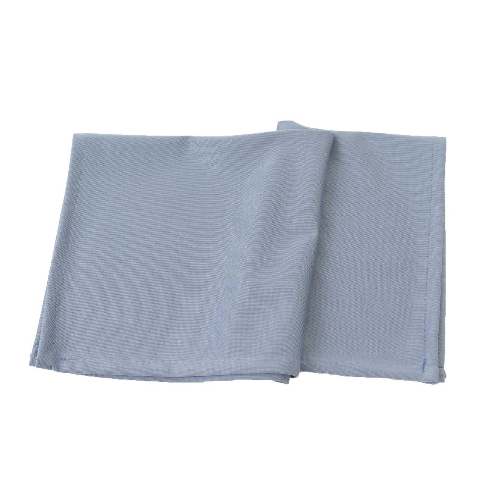 5 Pack Dusty Blue Scuba Napkins – 17"x17", Wrinkle-Free & Stain Resistant Cloth Napkins
