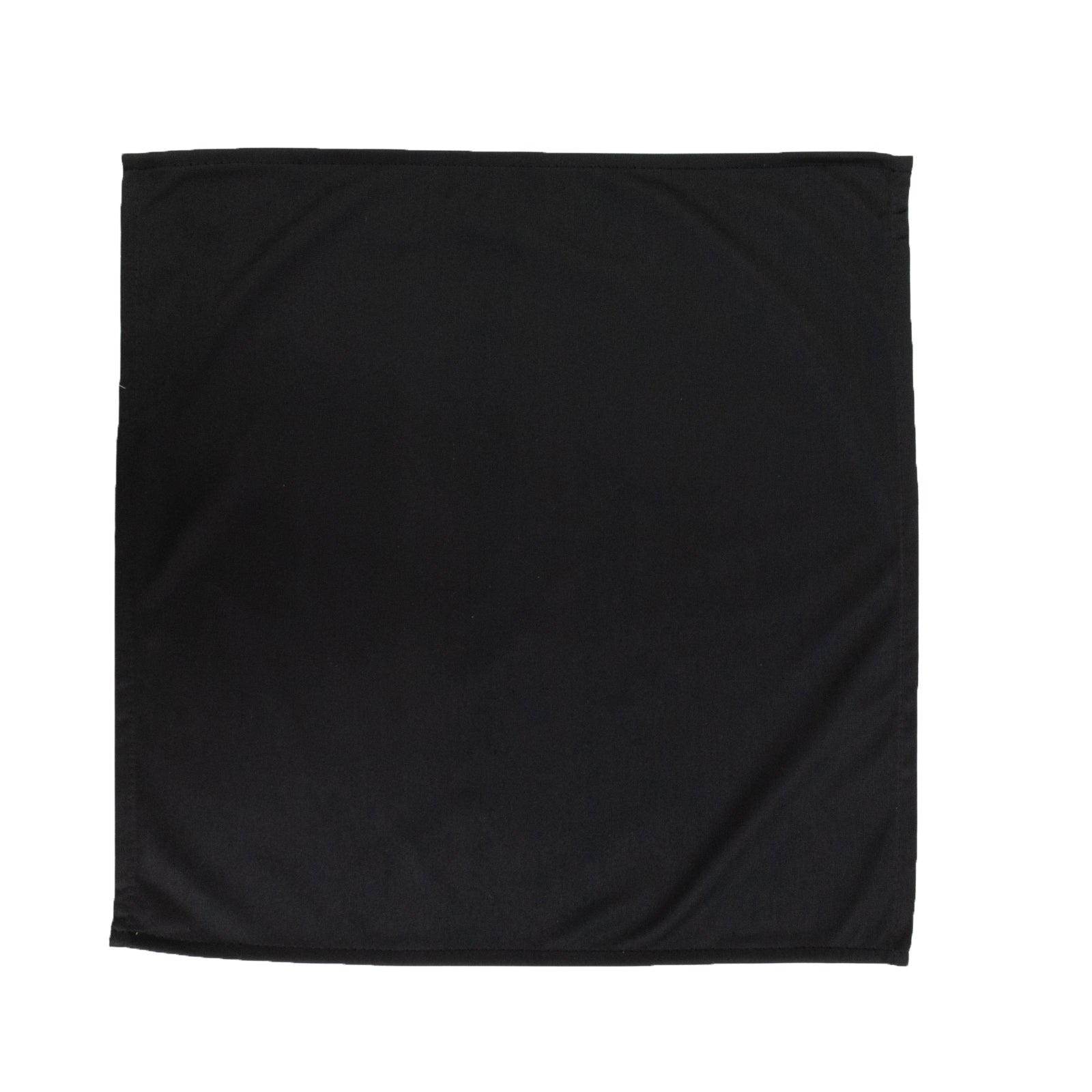 5 Pack Black Scuba Napkins – 17"x17", Wrinkle-Free & Stain Resistant Cloth Napkins