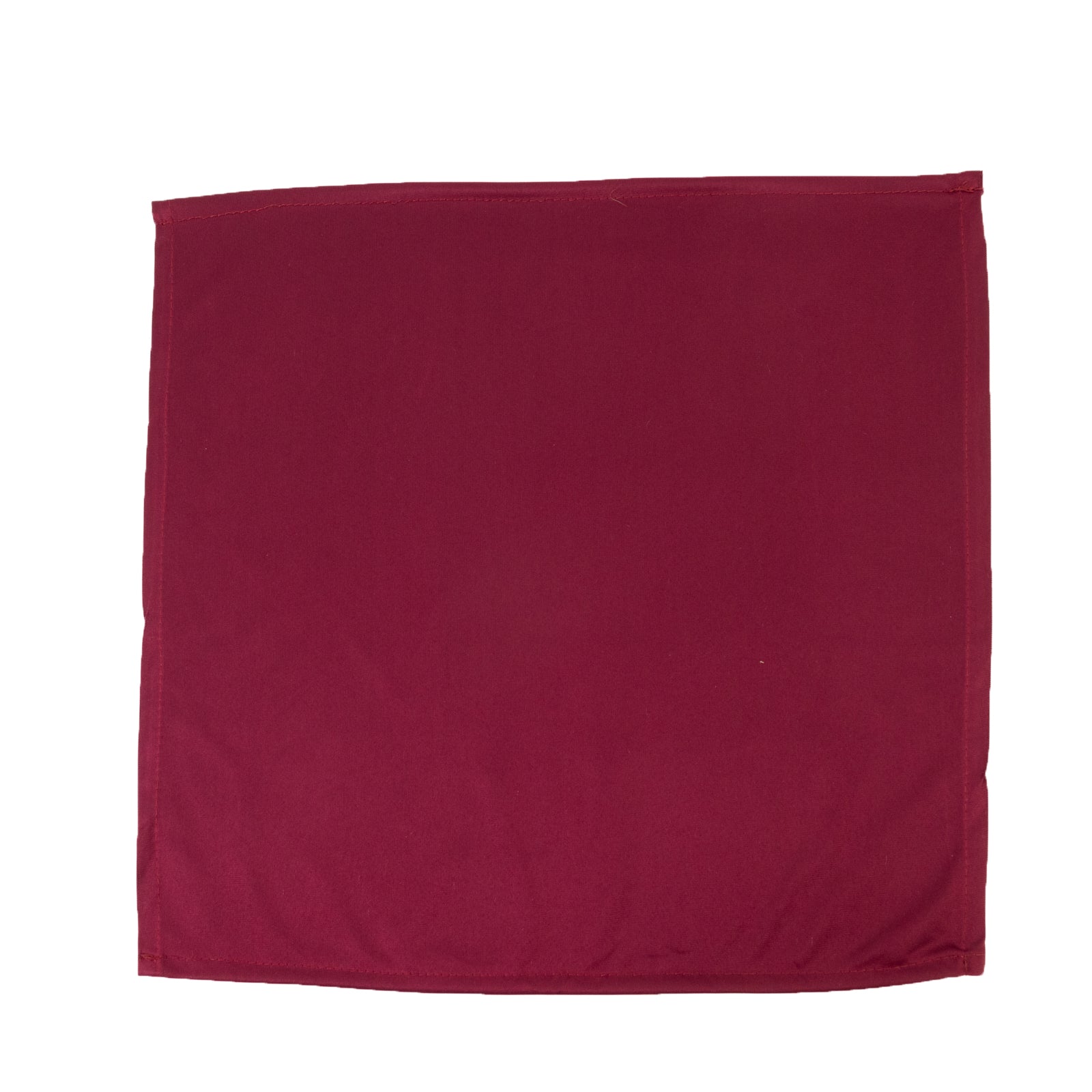 5 Pack Burgundy Scuba Napkins – 17"x17", Wrinkle-Free & Stain Resistant Cloth Napkins