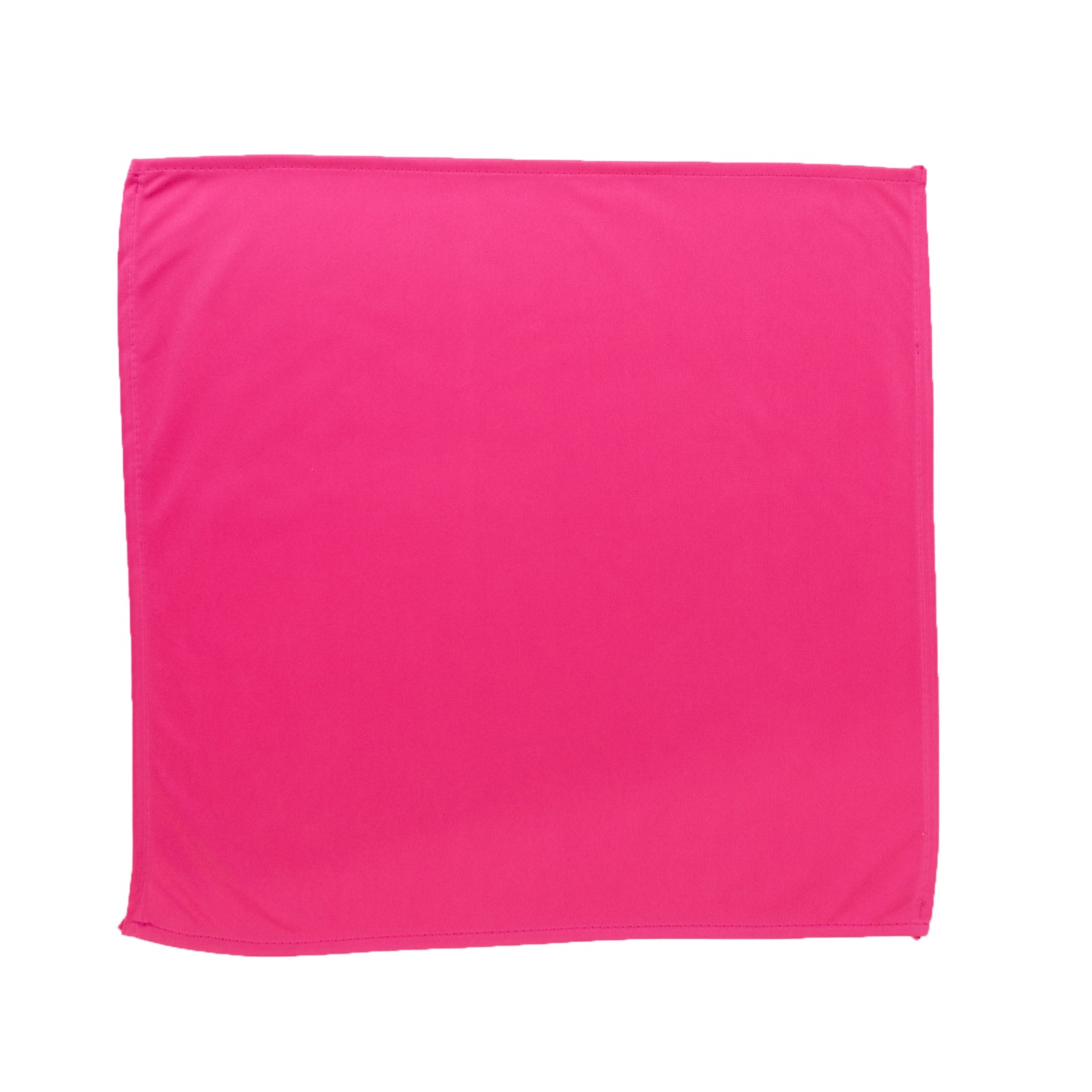 5 Pack Fuchsia Scuba Napkins – 17"x17", Wrinkle-Free & Stain Resistant Cloth Napkins