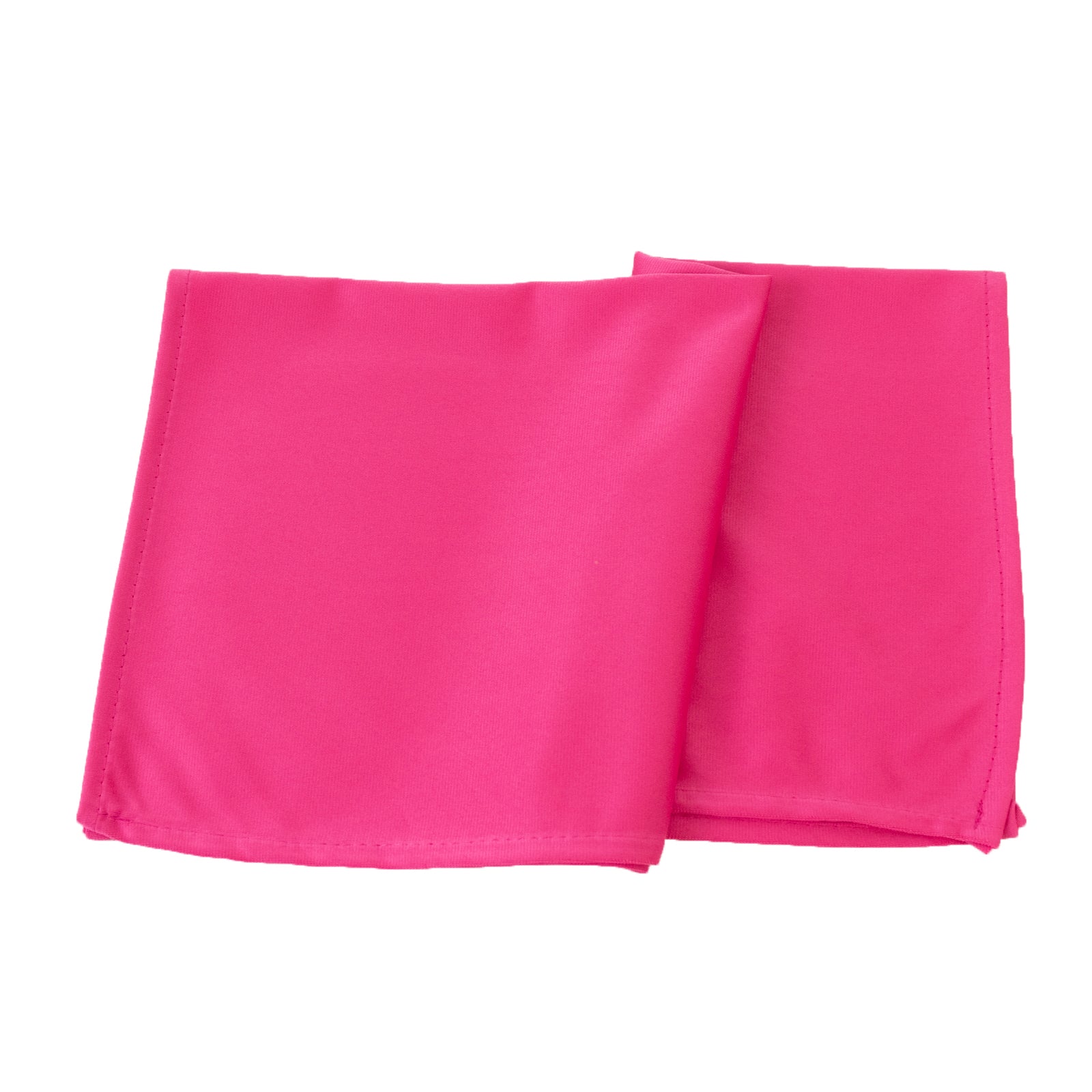 5 Pack Fuchsia Scuba Napkins – 17"x17", Wrinkle-Free & Stain Resistant Cloth Napkins